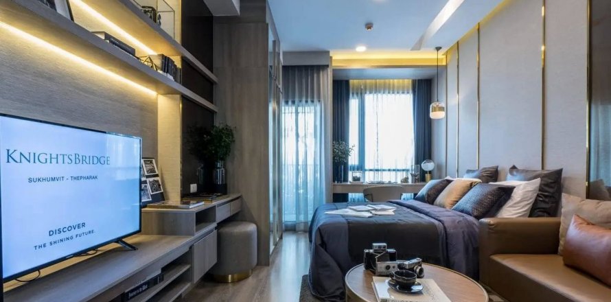 Condominio de 1 dormitorio en Bangkok, Tailandia en KNIGHTSBRIDGE SUKHUMVIT THEPHARAK  № 11028