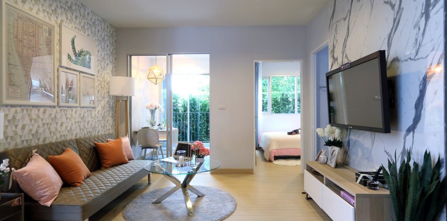 Condominio de 1 dormitorio en Bangkok, Tailandia en METRO SKY WUTTHAKAT № 10943
