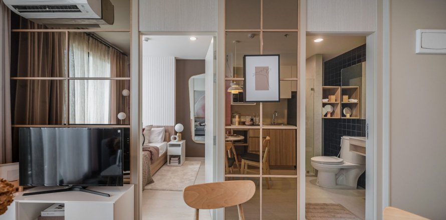 Condominio de 3 dormitorios en Bangkok, Tailandia en NUE NOBLE CHAENGWATTANA  № 11018