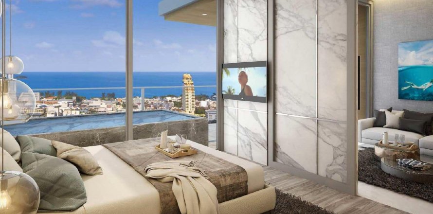 Condominio de 1 dormitorio en Phuket, Tailandia en Patong Bay Sea View № 18442