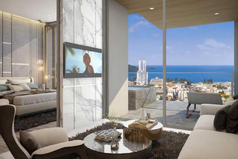 Condominio de 1 dormitorio en Phuket, Tailandia en Patong Bay Sea View № 18490