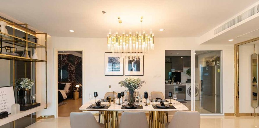 Condominio de 3 dormitorios en Bangkok, Tailandia en SUPALAI RIVA GRANDE  № 10883