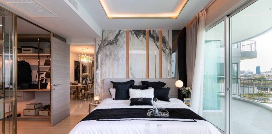 Condominio de 2 dormitorios en Bangkok, Tailandia en SUPALAI RIVA GRANDE № 10878
