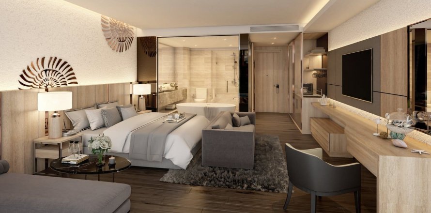Estudio en el condominio en Phuket, Tailandia en The Marin Phuket № 18601