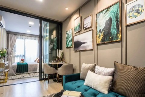 Condominio de 1 dormitorio en Bangkok, Tailandia en THE PRIVACY TAOPOON INTERCHANGE  № 10961
