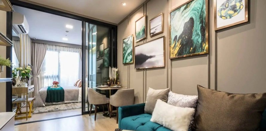Condominio de 1 dormitorio en Bangkok, Tailandia en THE PRIVACY TAOPOON INTERCHANGE № 10961