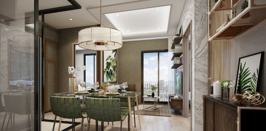 Condominio de 2 dormitorios en Bangkok, Tailandia en THE PRIVACY TAOPOON INTERCHANGE № 10963