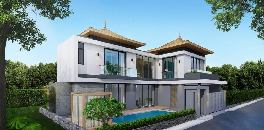 Sobre plano The Teak Villas en Phuket, Tailandia № 18620