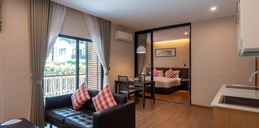 Condominio de 1 dormitorio en Phuket, Tailandia en The Title V № 18772