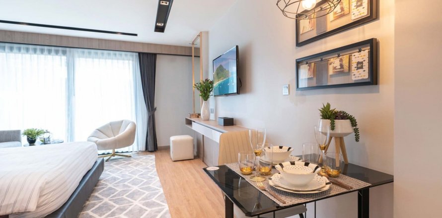 Condominio de 1 dormitorio en Phuket, Tailandia en VIP Karon condominium  № 18500