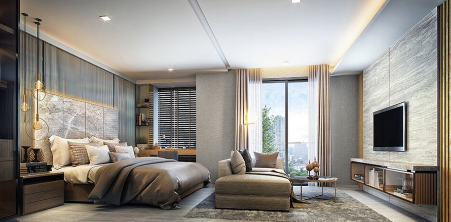 Condominio de 1 dormitorio en Bangkok, Tailandia en WALDEN ASOKE  № 10997