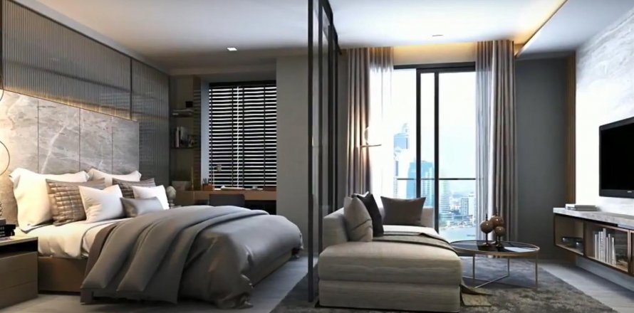 Condominio de 1 dormitorio en Bangkok, Tailandia en WALDEN ASOKE  № 10995