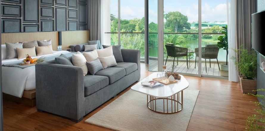 Condominio de 1 dormitorio en Phuket, Tailandia en WYNDHAM GRAND NAI HARN  № 18775