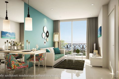 Condominio de 1 dormitorio en Jomtien Beach, Pattaya, Tailandia № 24049 - foto 2