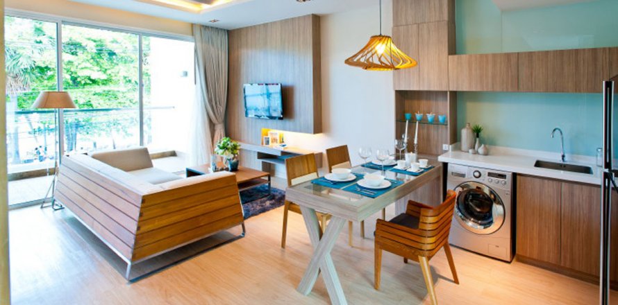 Condominio de 1 dormitorio en Jomtien Beach, Pattaya, Tailandia № 23928