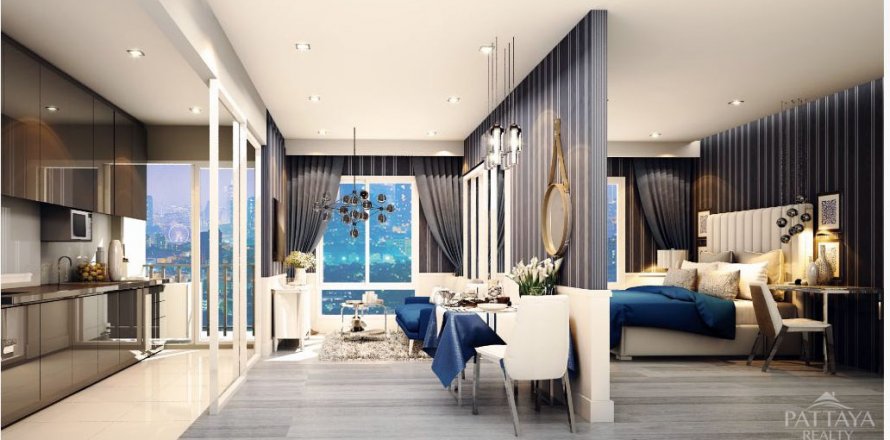 Condominio de 1 dormitorio en Bangkok, Tailandia № 20647