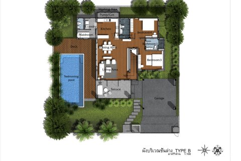 Casa de 4 dormitorios en Pattaya, Tailandia № 20653 - foto 9