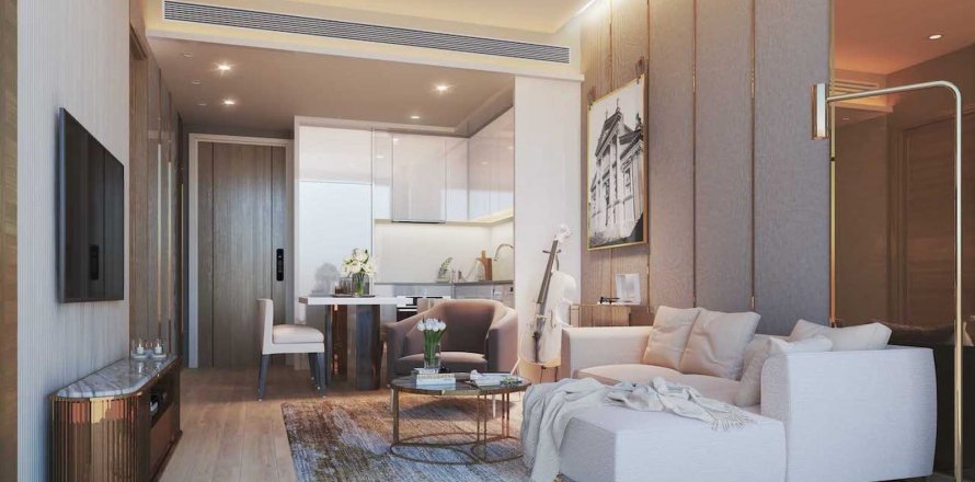 Condominio de 1 dormitorio en Bangkok, Tailandia en Anil Sathorn 12 № 19545