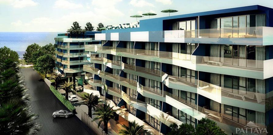 Condominio de 1 dormitorio en Jomtien Beach, Pattaya, Tailandia № 24152