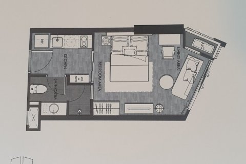 Estudio en el condominio en Pattaya, Tailandia № 22318