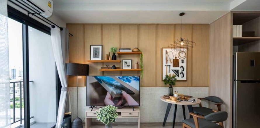 Condominio de 1 dormitorio en Bangkok, Tailandia en Chapter One Flow № 24559
