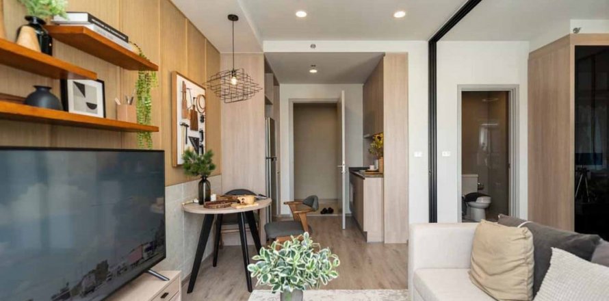 Condominio de 2 dormitorios en Bangkok, Tailandia en Chapter One Flow № 24562
