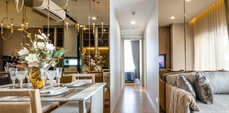 Condominio de 2 dormitorios en Bangkok, Tailandia en CLOUD Thonglor-Phetchaburi  № 24627