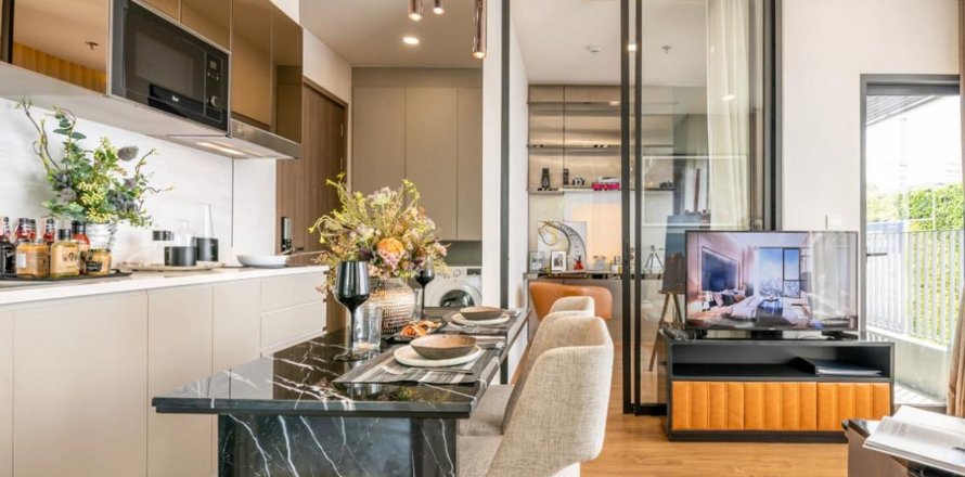 Condominio de 2 dormitorios en Bangkok, Tailandia en CLOUD Thonglor-Phetchaburi  № 24628