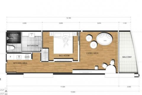 Condominio de 1 dormitorio en Pattaya, Tailandia № 21270 - foto 12