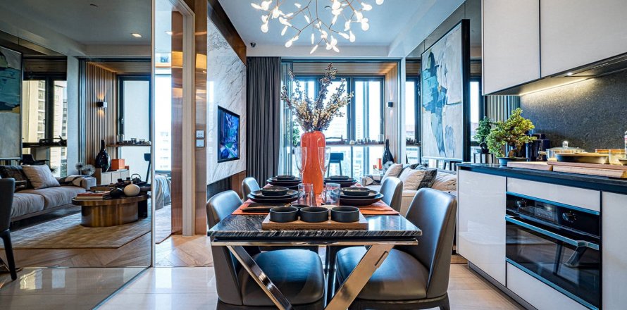 Condominio de 2 dormitorios en Bangkok, Tailandia en EYSE Sukhumvit 43 № 19127