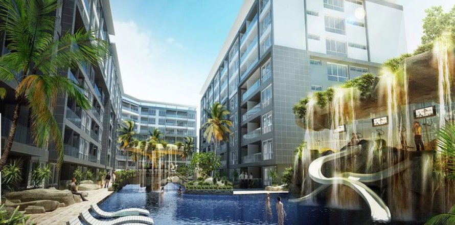 Condominio de 1 dormitorio en Pattaya, Tailandia № 24006