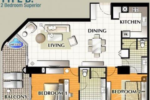 Condominio de 2 dormitorios en Pattaya, Tailandia № 23311 - foto 15