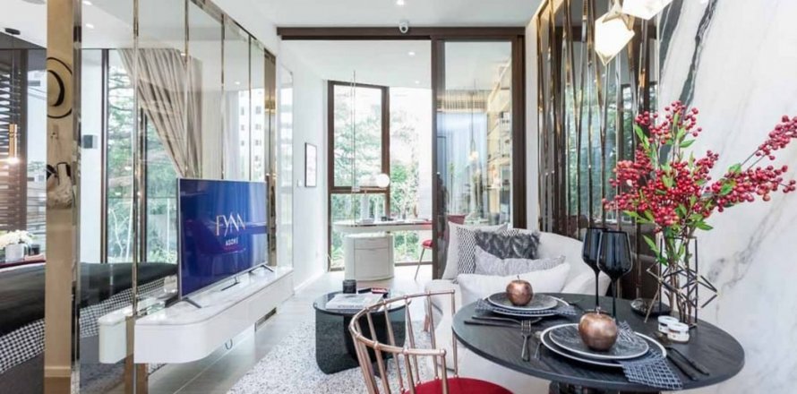 Condominio de 1 dormitorio en Bangkok, Tailandia en FYNN Asoke  № 19267