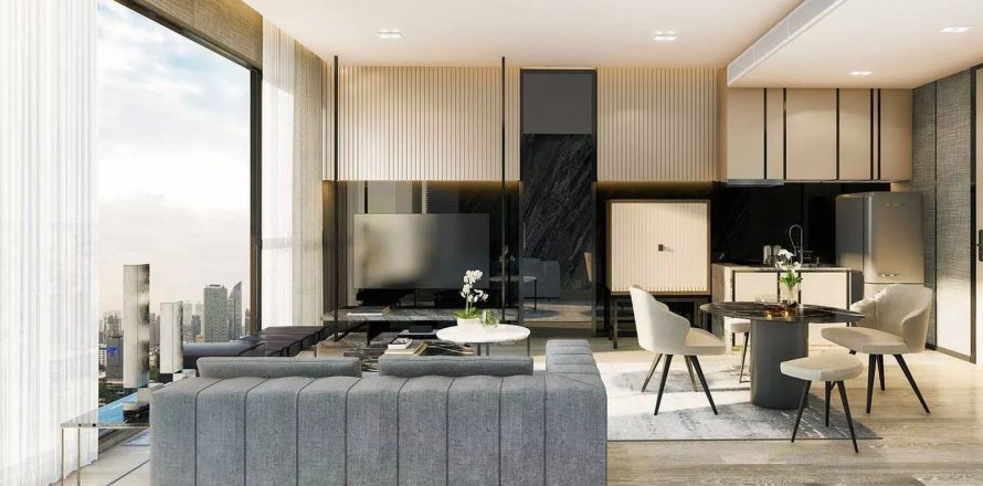 Condominio de 2 dormitorios en Bangkok, Tailandia en IMPRESSION Ekkamai № 19289
