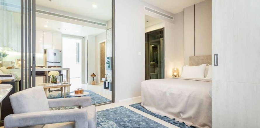 Condominio de 1 dormitorio en Bangkok, Tailandia en Mazarine Ratchayothin № 19031
