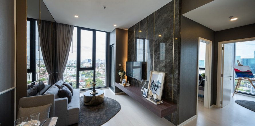 Condominio de 2 dormitorios en Bangkok, Tailandia en Mazarine Ratchayothin № 19034
