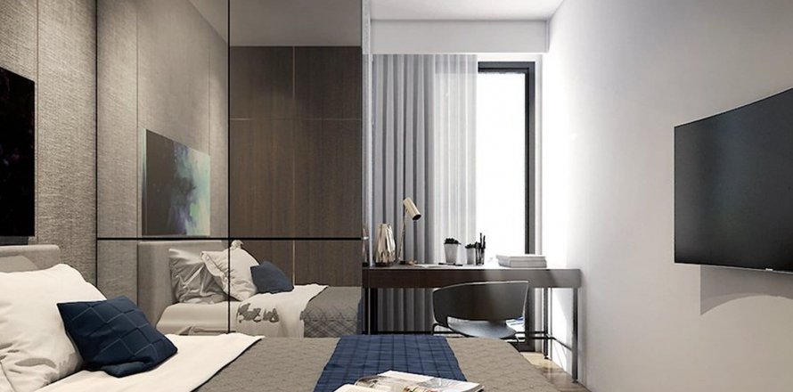 Condominio de 1 dormitorio en Bangkok, Tailandia en Metris Rama 9-Ramkhamhaeng  № 19099