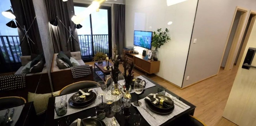 Condominio de 1 dormitorio en Bangkok, Tailandia en Metris Rama 9-Ramkhamhaeng  № 19100