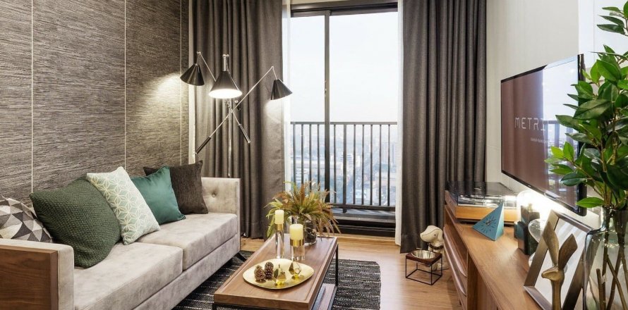 Condominio de 2 dormitorios en Bangkok, Tailandia en Metris Rama 9-Ramkhamhaeng  № 19105