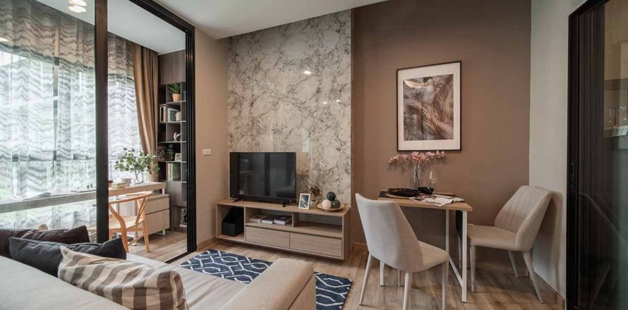 Condominio de 2 dormitorios en Bangkok, Tailandia en NICHE MONO CHAROEN NAKORN  № 19052
