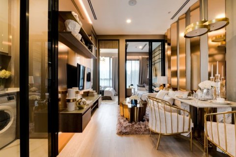 Condominio de 1 dormitorio en Bangkok, Tailandia en Park Origin Phayathai  № 19177
