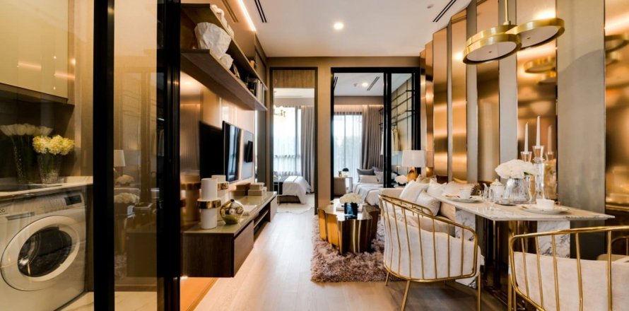 Condominio de 1 dormitorio en Bangkok, Tailandia en Park Origin Phayathai № 19177
