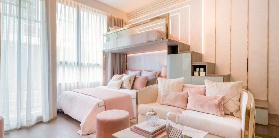 Condominio de 1 dormitorio en Bangkok, Tailandia en Park Origin Phayathai  № 19181