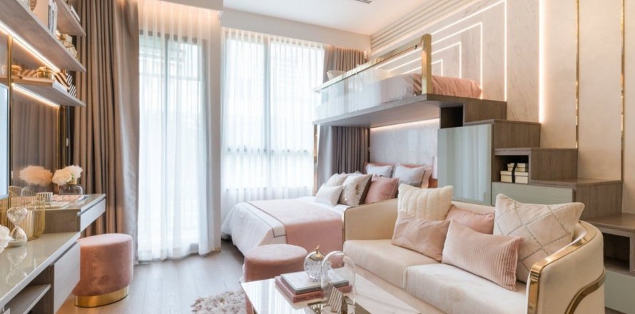 Condominio de 1 dormitorio en Bangkok, Tailandia en Park Origin Phayathai  № 19182