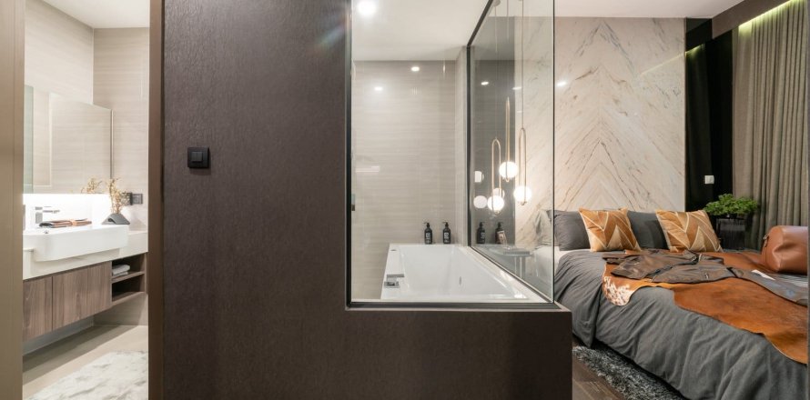 Condominio de 1 dormitorio en Bangkok, Tailandia en Park Origin Thonglor № 19168