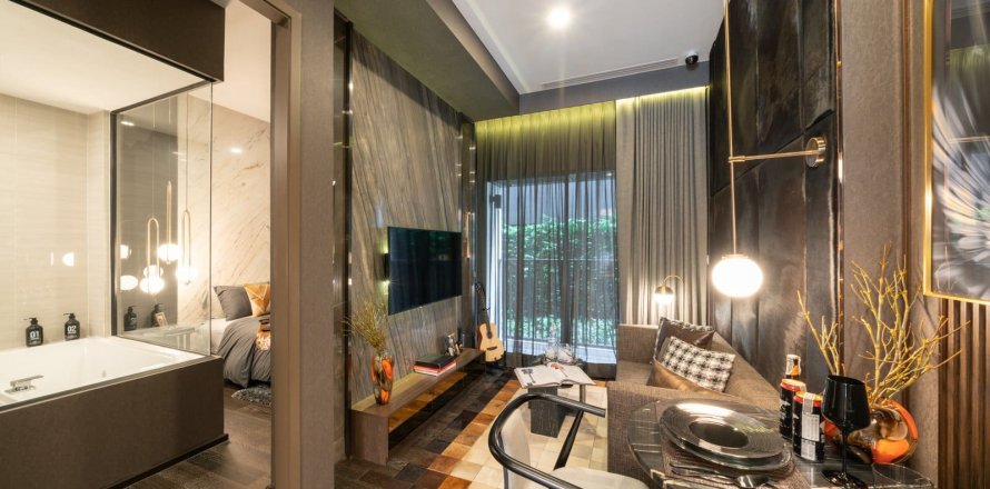 Condominio de 2 dormitorios en Bangkok, Tailandia en Park Origin Thonglor № 19171