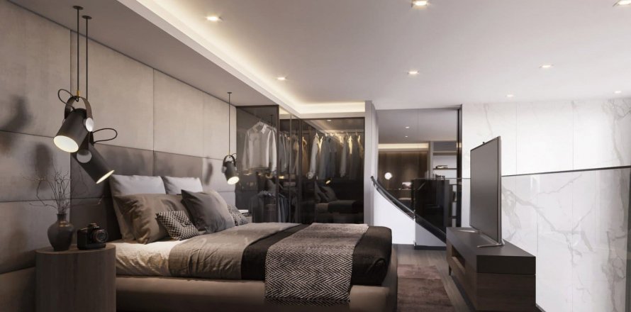 Condominio de 1 dormitorio en Bangkok, Tailandia en Siamese Exclusive Ratchada № 19361