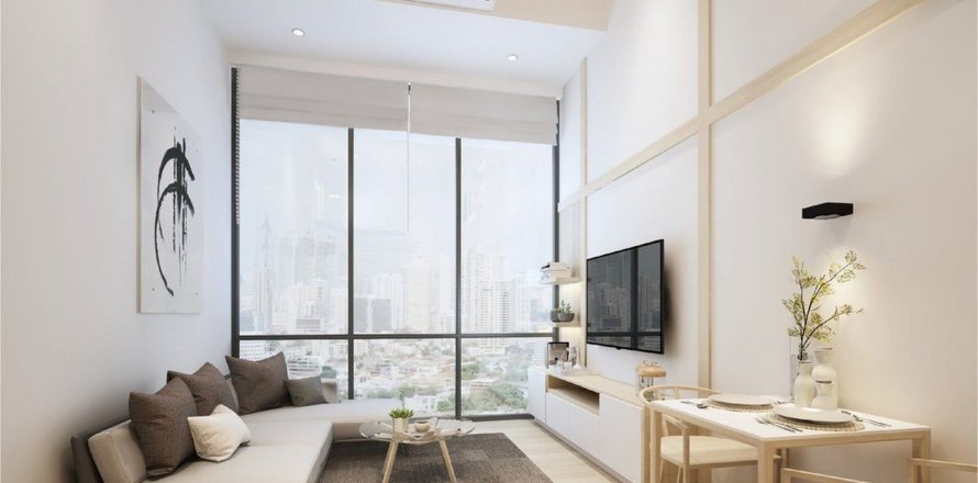 Condominio de 1 dormitorio en Bangkok, Tailandia en Siamese Rama 9 № 19304