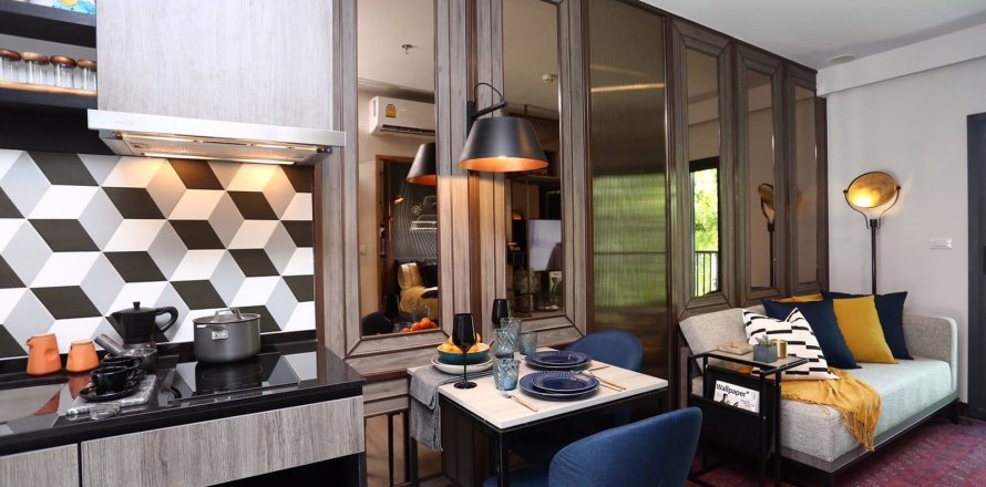 Condominio de 1 dormitorio en Bangkok, Tailandia en The Base Phetchaburi - Thonglor № 24648