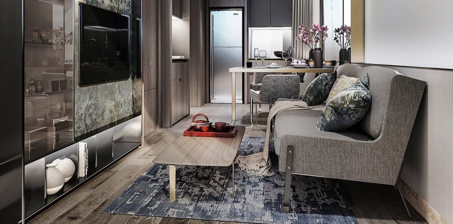 Condominio de 1 dormitorio en Bangkok, Tailandia en The Fine Bangkok № 19630